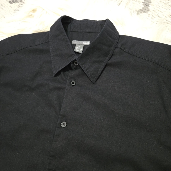 💫3/$30💫H&M Linen-Blend Shirt - Picture 2 of 3